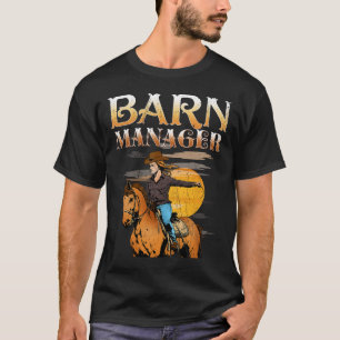 Stallmanager I Reitponyfan T-Shirt