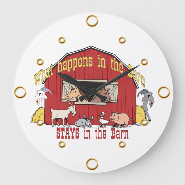 Stallmauer Große Wanduhr (Vorderseite)