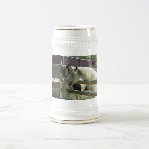 Stallpferde Bierglas