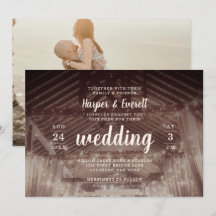 Stallreiter mit String Lights Foto Wedding