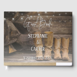 Stallstiefel Rustikale Hochzeit Gästebuch