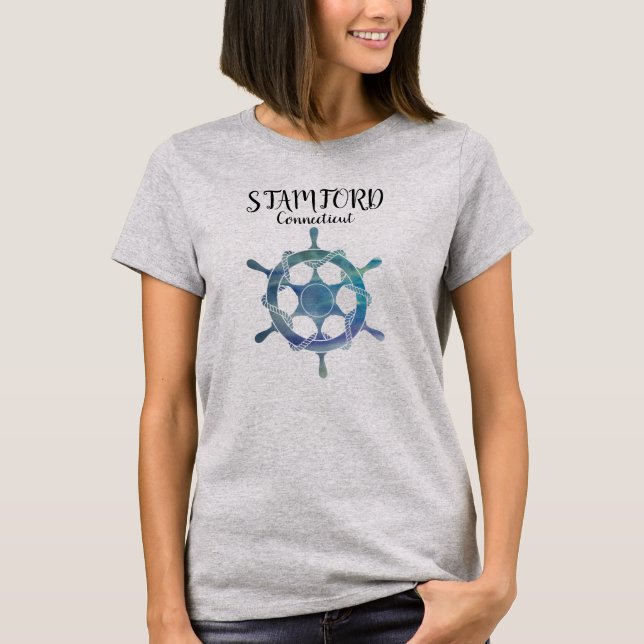 Stamford Connecticut Sailor T - Shirt (Vorderseite)