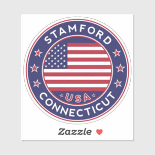 Stamford Connecticut, Stamford Aufkleber