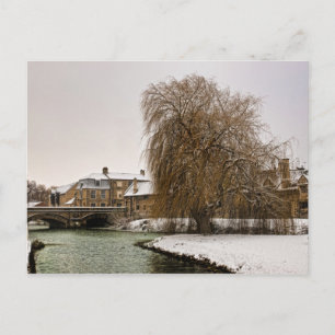 Stamford im Winter Postkarte