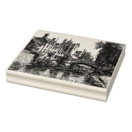 Stamford, Lincolnshire, Fluss Welland Gummistempel