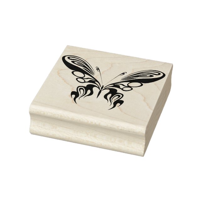 Stamm-Butterfly Gummistempel (Stempel)