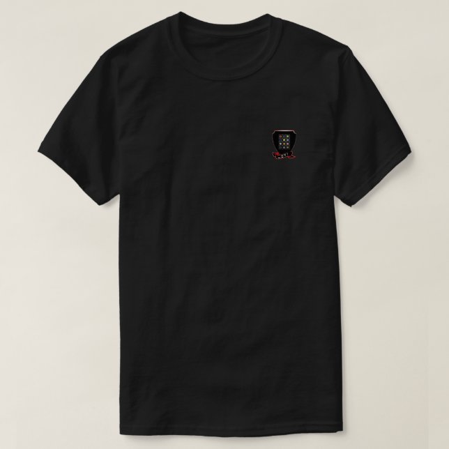 Stamm des schwarzen T - Shirt der (Design vorne)