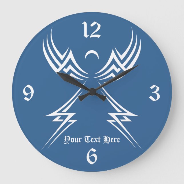 Stamm-Engel-Wanduhr Große Wanduhr (Vorderseite)
