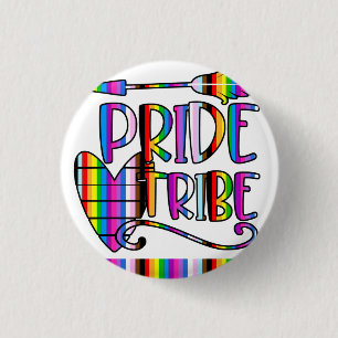 Stamm - LGBTQ+ inklusiver Regenbogen Button