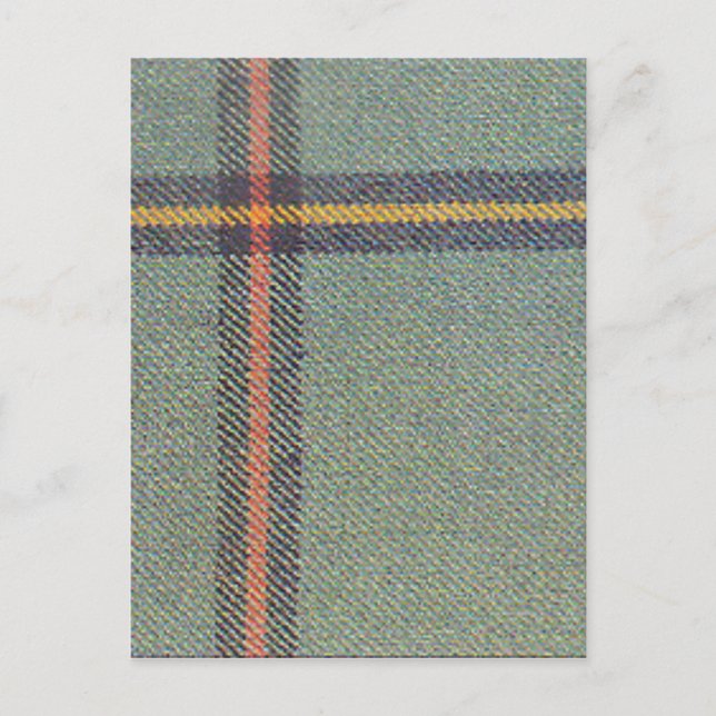 Stamm Mar/Marr Ancient Tartan Postkarte (Vorderseite)
