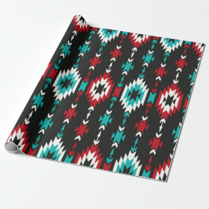 Stamm nahtlos buntes geometrisches Muster. ethnisc Geschenkpapier