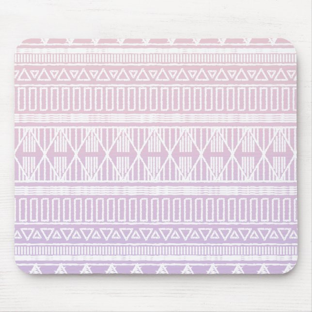 Stamm Pastel Pink Lila Mousepad (Vorne)