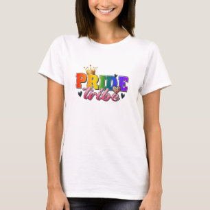 Stamm-Shirt - LGBTQ-Regenbogenkrone T-Shirt