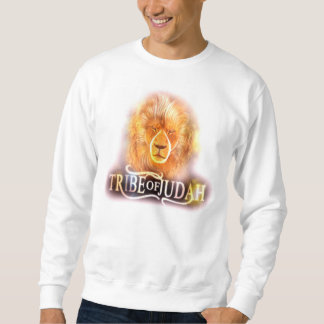 Stamm von Judah - langes Hülsen-Weiß Sweatshirt