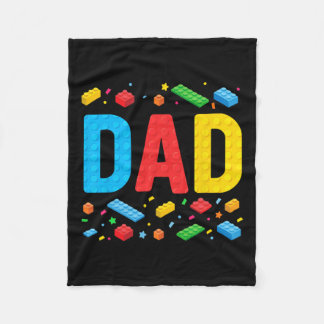 Stammbauer Gebäude Bricks Blocks Family Fathe Fleecedecke