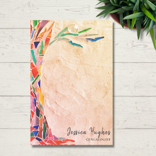 Stammbaum Beige Post-it Klebezettel