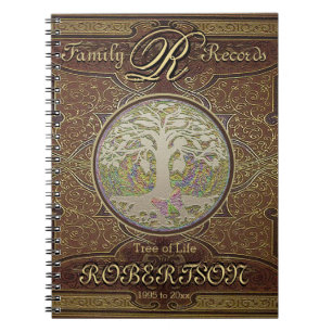Stammbaum-Notizbuch Notizblock