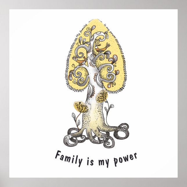 Stammbaum Poster (Vorne)