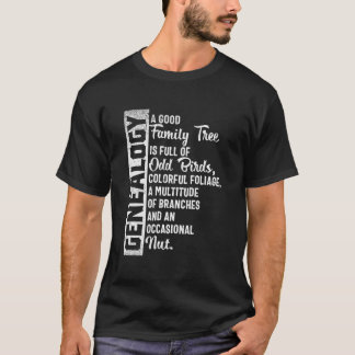 Stammbaumgenealogie für Genealoge T-Shirt