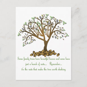 Stammbaumnuts Postkarte