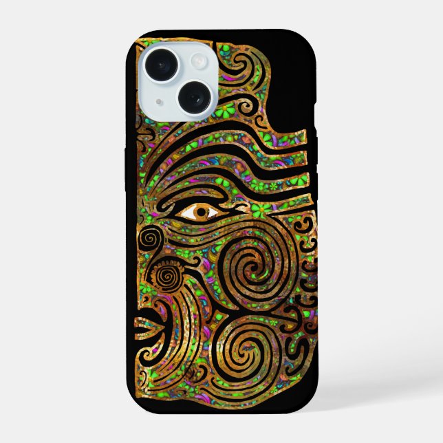 Stämme iPhone 15 Hülle (Rückseite)