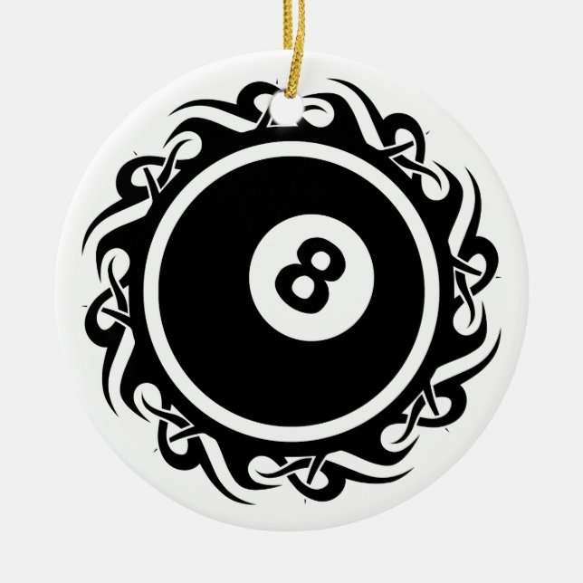 Stammechtball Keramik Ornament (Vorne)