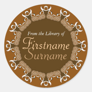 Stammecoffee Lace Hörer Buchzeichen Sticker