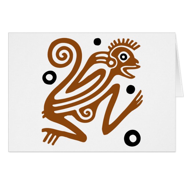 Stammes- Affe (Vorderseite (Horizontal))