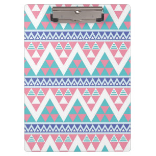 Stammes- Aztec-Farbenmuster Klemmbrett