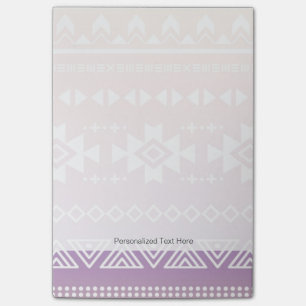 Stammes- Aztec-Ombre-Muster Post-it Klebezettel