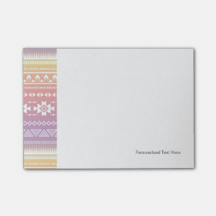 Stammes- Aztec-Ombre-Muster Post-it Klebezettel