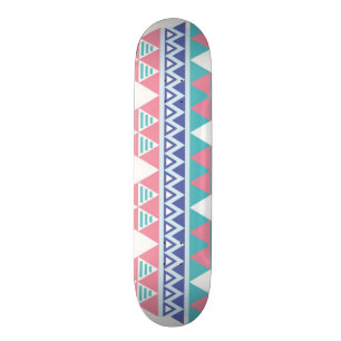 Stammes- aztekisches buntes Muster Skateboard