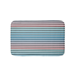 Stammes- aztekisches Ombre Muster Badematte