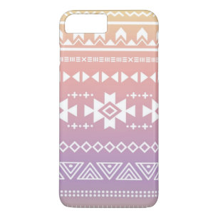 Stammes- aztekisches ombre Muster Case-Mate iPhone Hülle