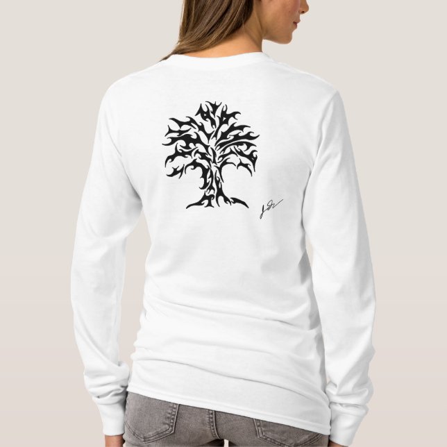 Stammes- Baum T-Shirt (Rückseite)