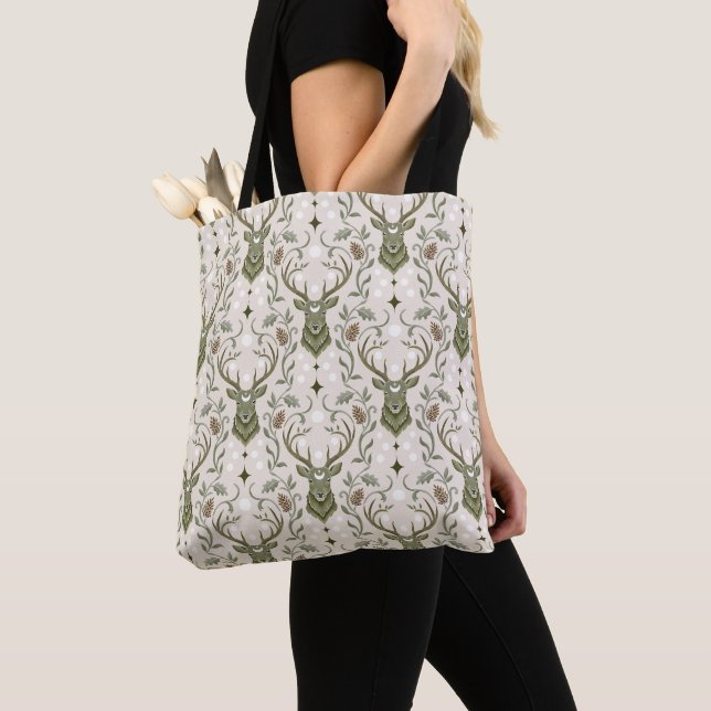 Stammes Boho Hirsch, Träumend von Hirschen (Von Nahem)