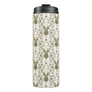 Stammes Boho-Hirsch, Träumend von Hirschen Thermosbecher