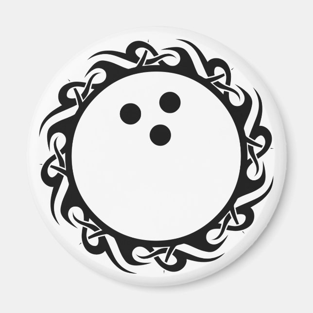 Stammes-Bowling Magnet (Vorne)