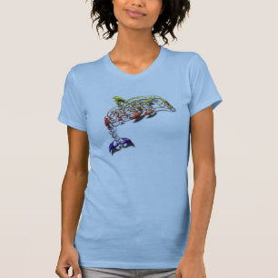 Stammes- Delphin-Shirt der Frauen T-Shirt