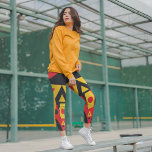 Stammes der Aborigine Leggings<br><div class="desc">Die Leggings mit Stammkunstwerk sind klassische Stammeenmasken-Designs,  die der Kleidung einen lebendigen,  unverwechselbaren Look verleihen. Probieren Sie es aus und geben Sie uns Ihr Feedback.</div>