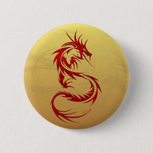 Stammes- Drache Button