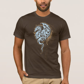 Stammes- Drache-Flügel, Brown T-Shirt