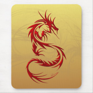 Stammes- Drache Mousepad