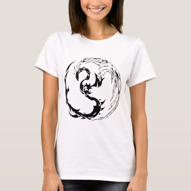 Stammes- Drache T-Shirt (Vorderseite)