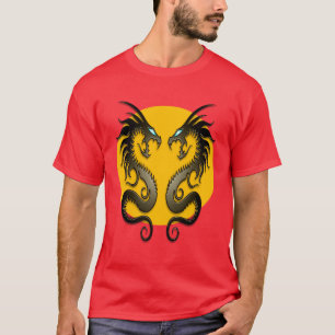 Stammes- Drachen (Gelb) T-Shirt