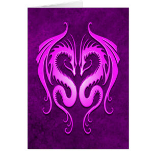 Stammes- Drachen, lila