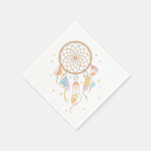 Stammes- Dreamcatcher Boho Baby Serviette