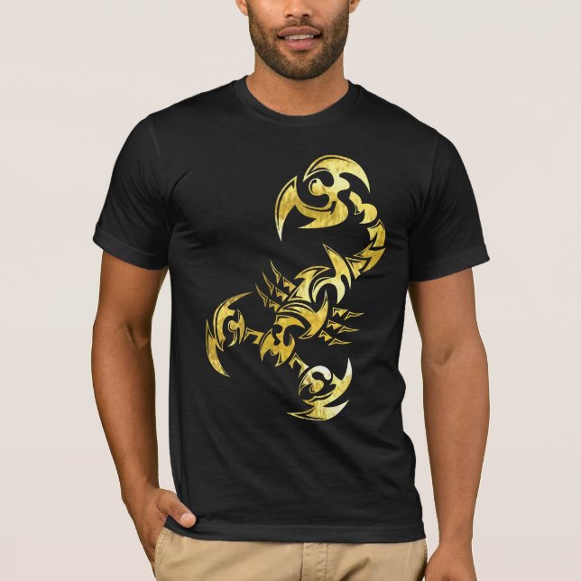 Stammes- Dunkelheitst-stück des Skorpions 2 T-Shirt (Vorderseite)
