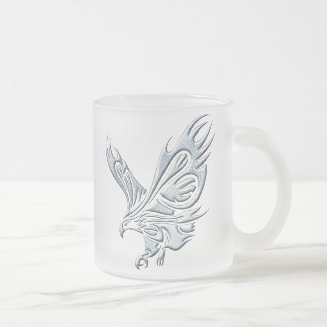 Stammes- Eagle Mattglastasse (Rechts)