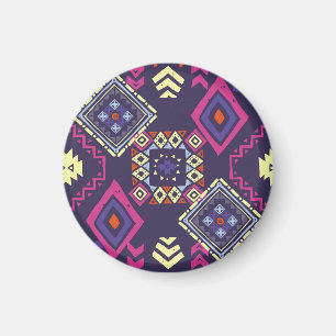 Stammes-ethnische, primitive geometrische Hintergr Magnet